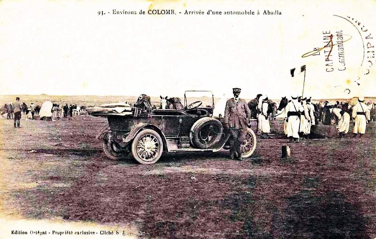 1457- Abadla - Automobile du General en visite.jpg